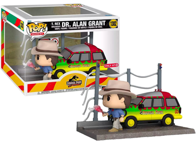 اکشن فیگور اسپشیال 9 سانتی سکانس فیلم فانکو پاپ دکتر آلن گرانت همراه با مشعل مدل Funko POP - Moment - Jurassic World - T.Rex Breakout DR. Alan Grant - Exclusive _اسباب بازی